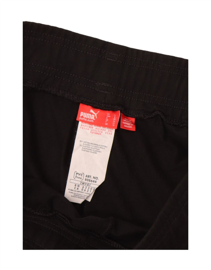 Pantaloni della tuta da donna PUMA UK 14 Large Nero Cotone