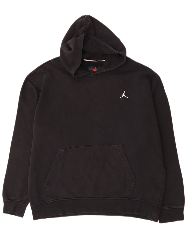 Felpa con cappuccio da uomo Jordan Large in cotone nero