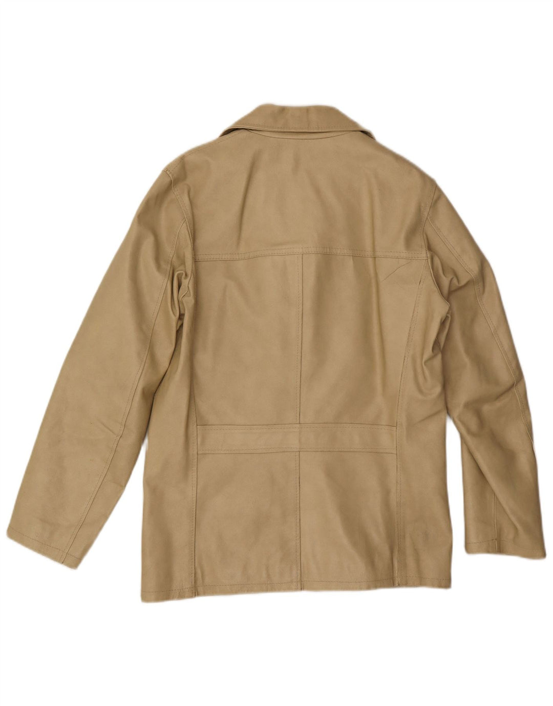 Giacca in pelle da uomo Sasch UK 38 Pelle beige media