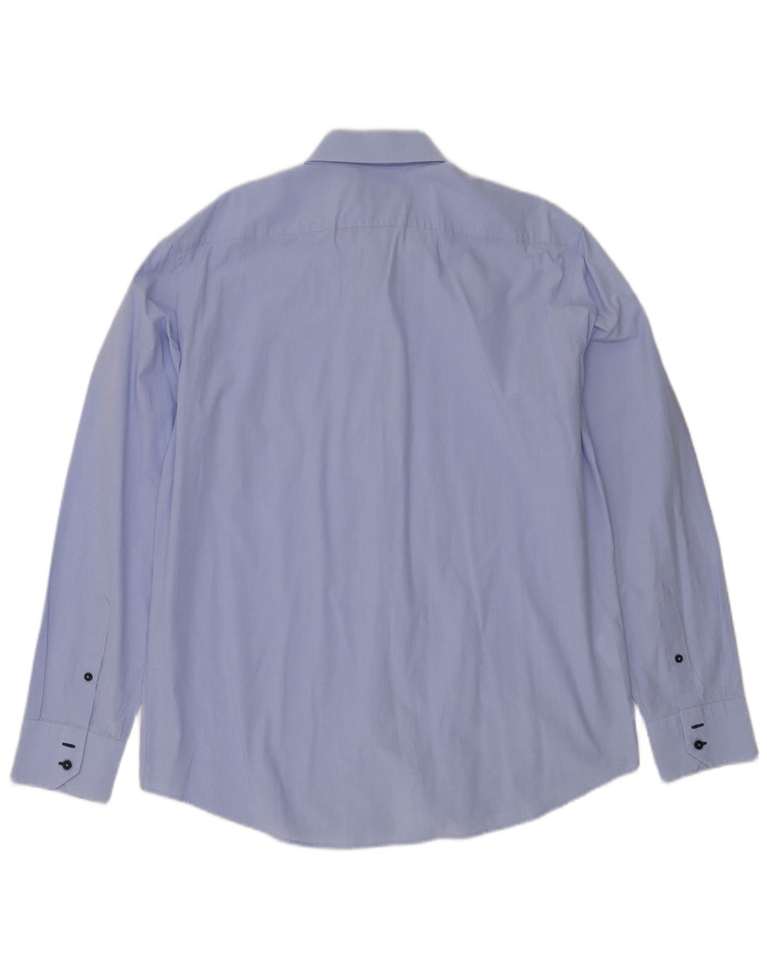 Camicia da uomo vestibilità regolare Hugo Boss taglia 43 17 XL cotone blu