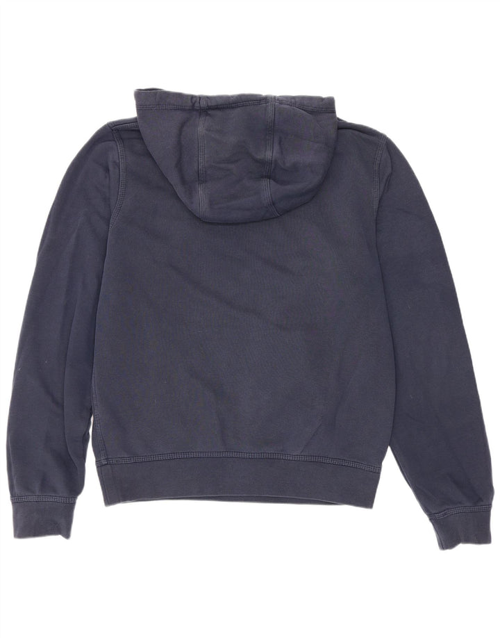 Felpa con cappuccio da uomo Nike Small in cotone blu navy