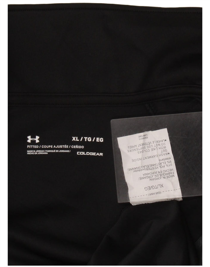 Maglietta pullover grafica da uomo UNDER ARMOUR Cold Gear XL nera