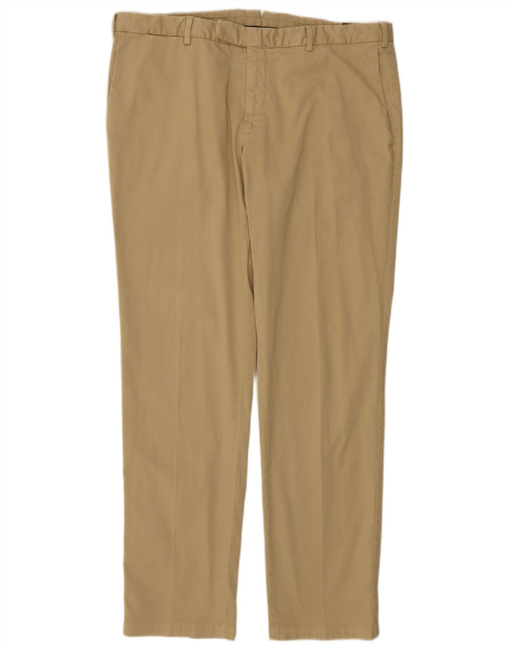 POLO RALPH LAUREN Pantaloni chino dritti da uomo W38 L32 Cotone Beige