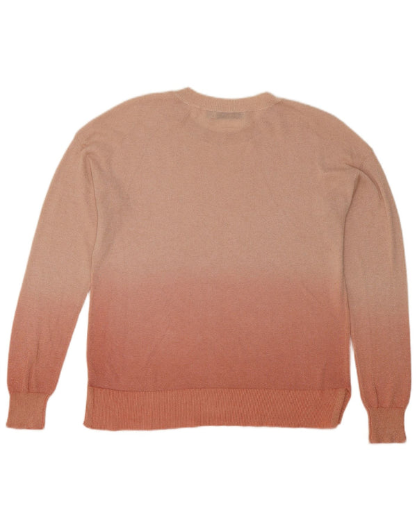 Maglione maglione girocollo da donna Oasis UK 10 Small Pink Colourblock
