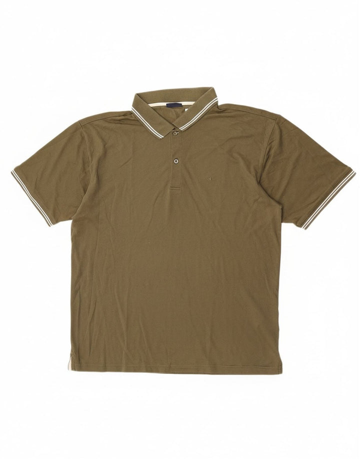 Polo da uomo Champion 3XL cotone kaki