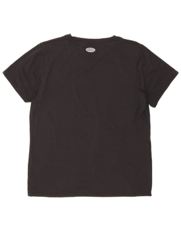 T-shirt grafica da donna Under Armour Top UK 14 grande poliestere nero