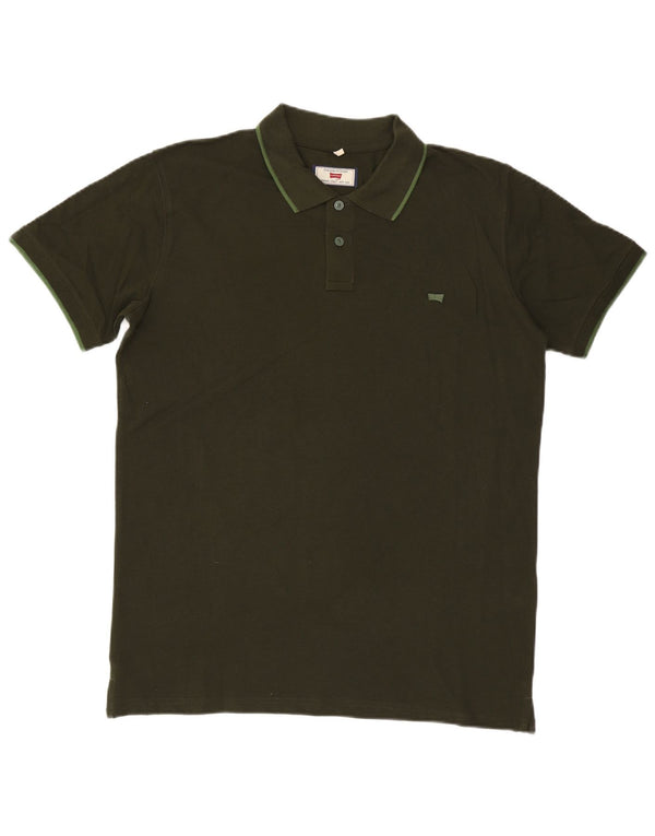 Polo da uomo Carrera XL in cotone kaki