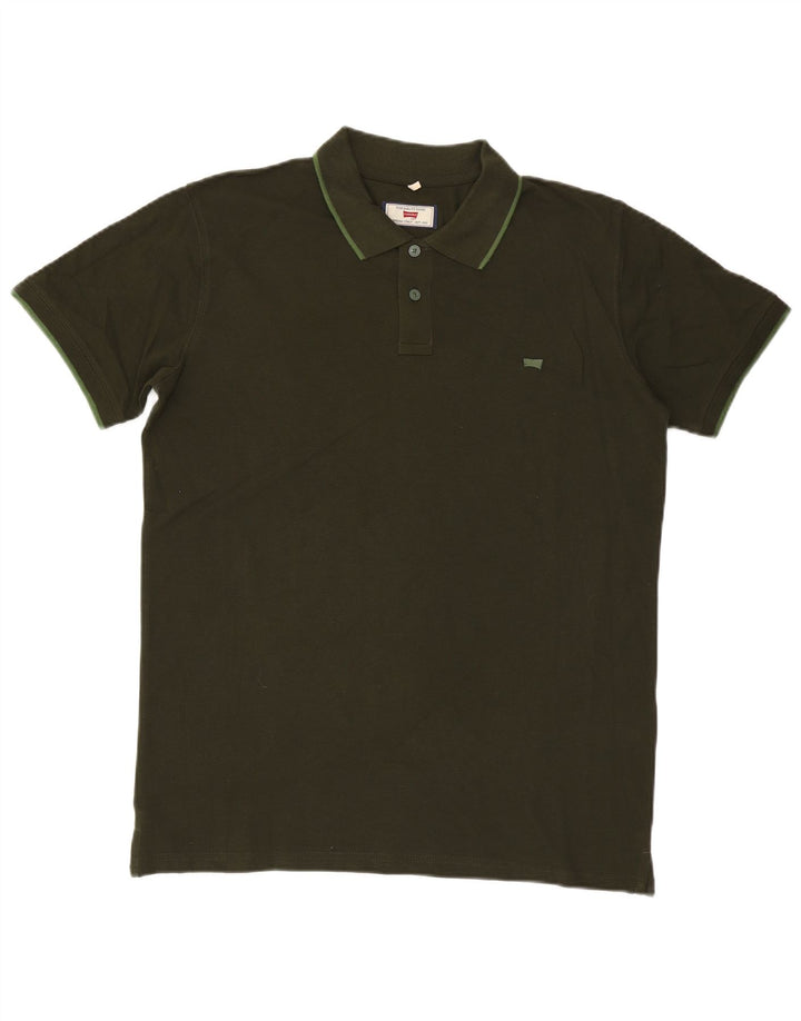 Polo da uomo Carrera XL in cotone kaki