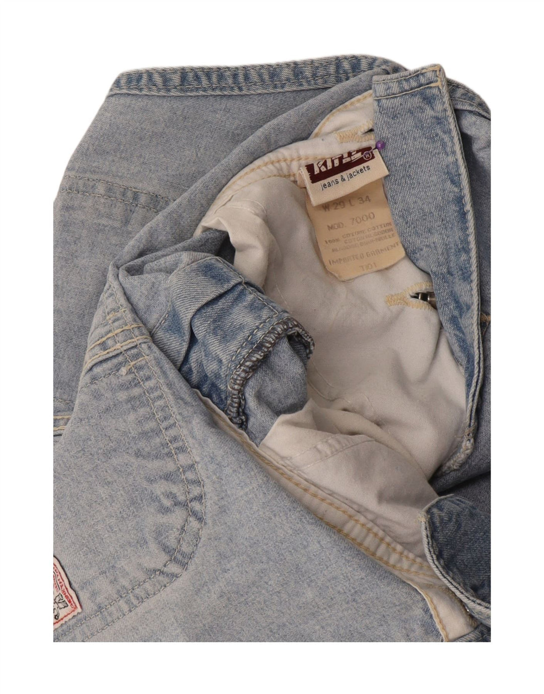 Salopette da donna Rifle Jeans dritti W29 L27 Cotone blu