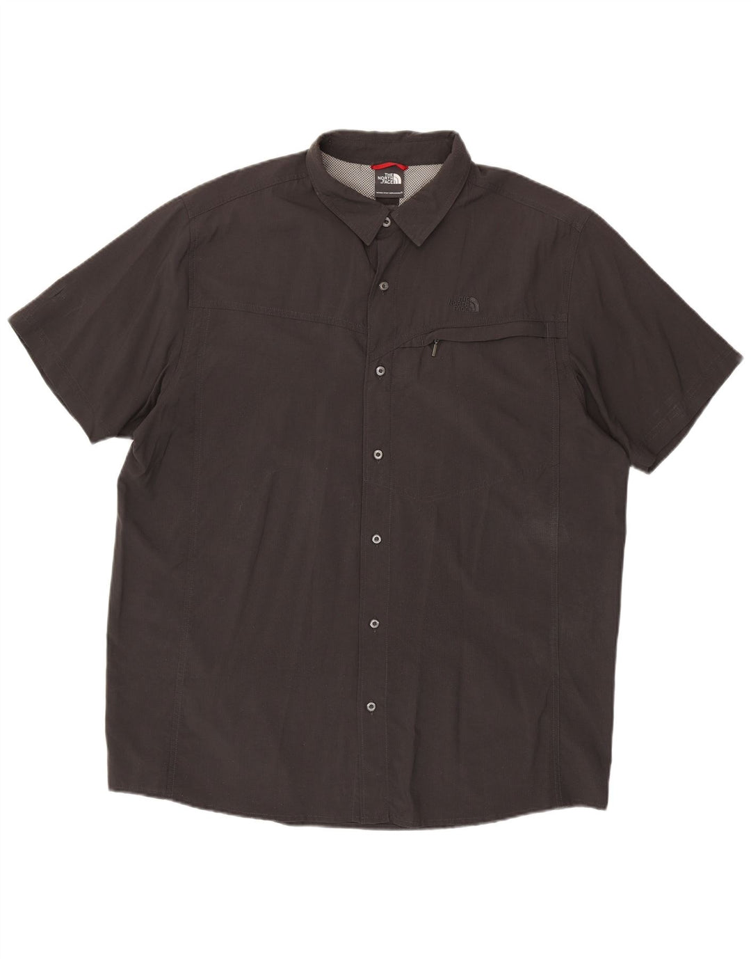 Camicia a maniche corte da uomo The North Face 2XL nylon grigio