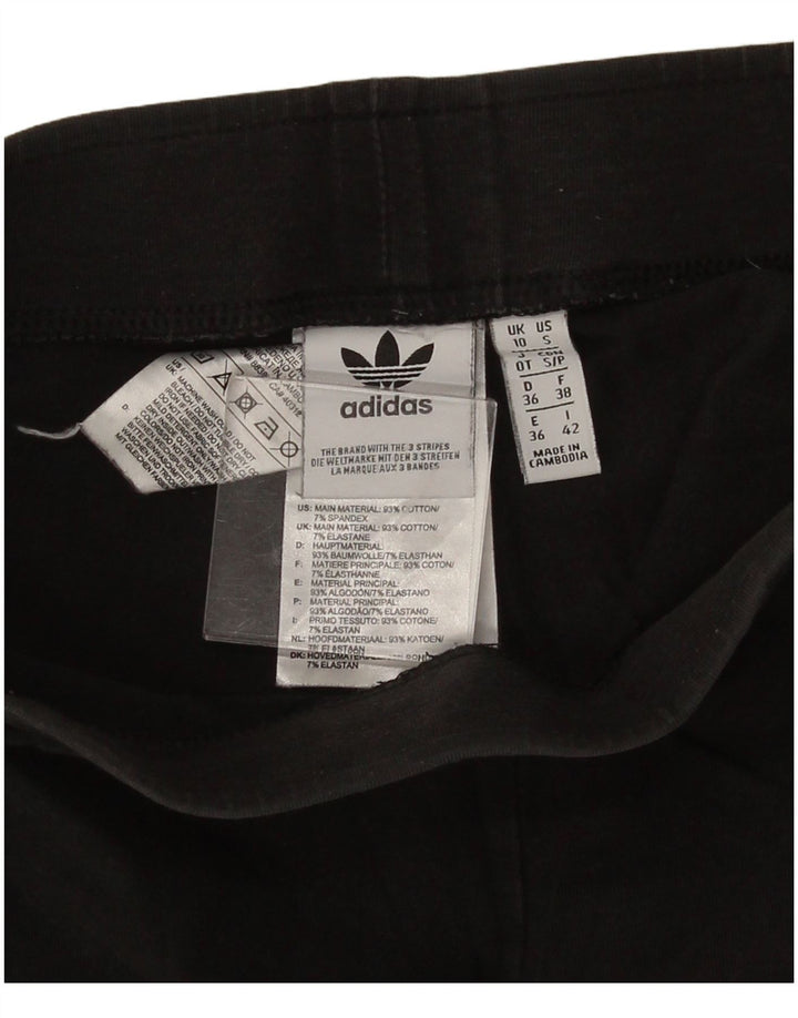 Leggings Adidas da donna UK 10 piccolo cotone nero