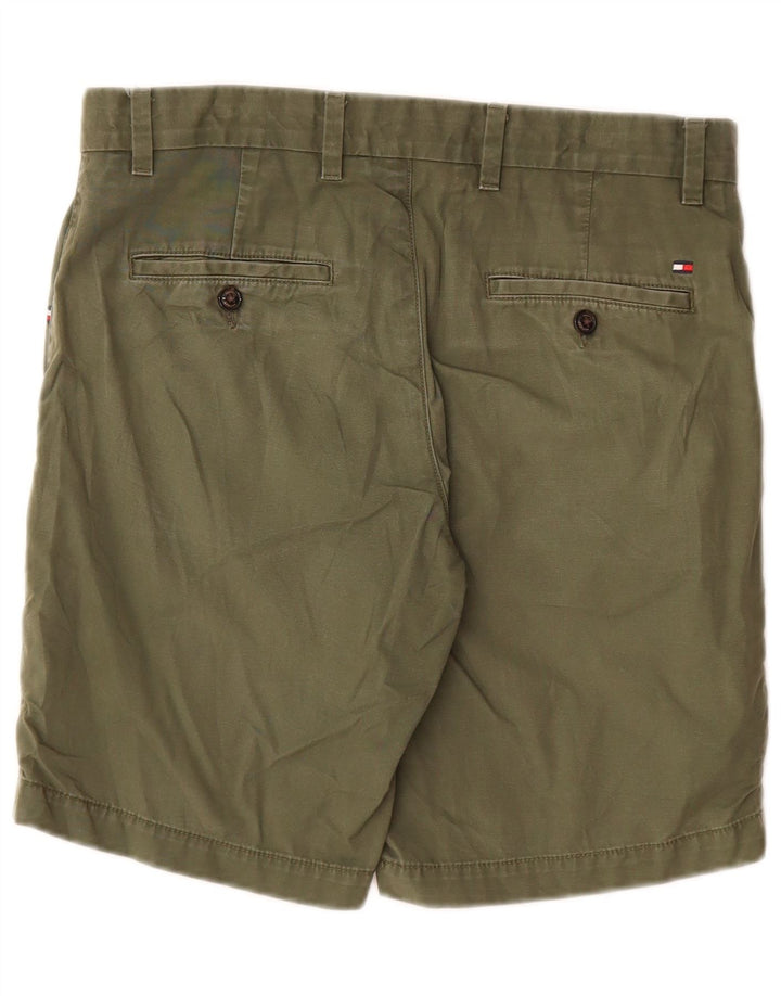 Pantaloncini chino da uomo Tommy Hilfiger W30 cotone kaki medio