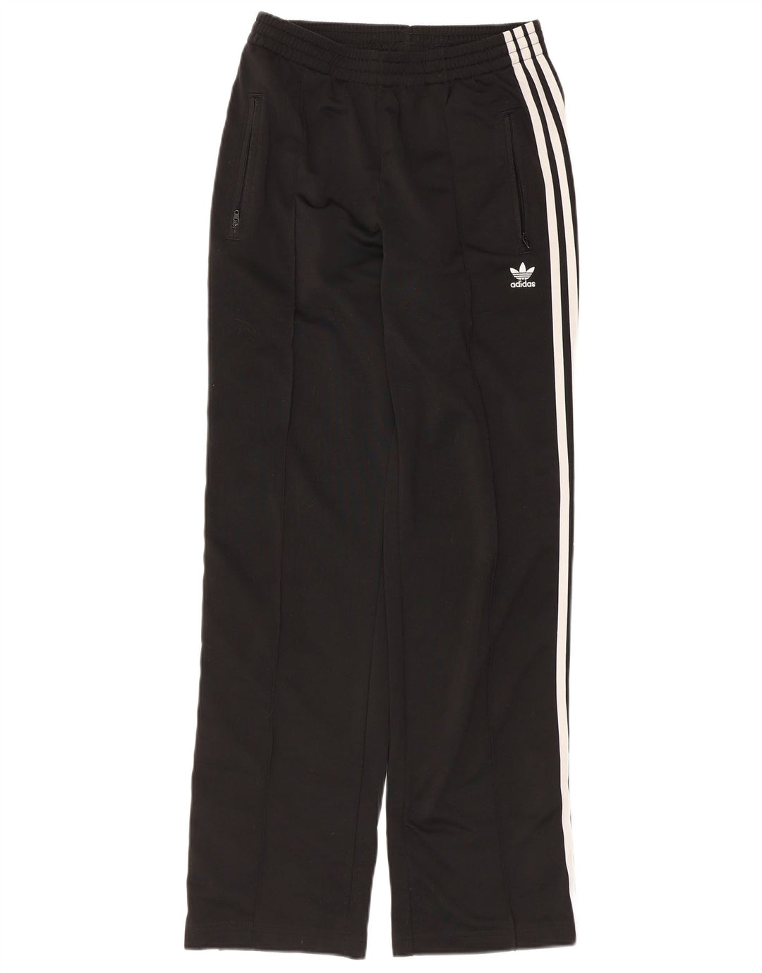 Pantaloni della tuta da donna Adidas UK 10 piccoli poliestere nero