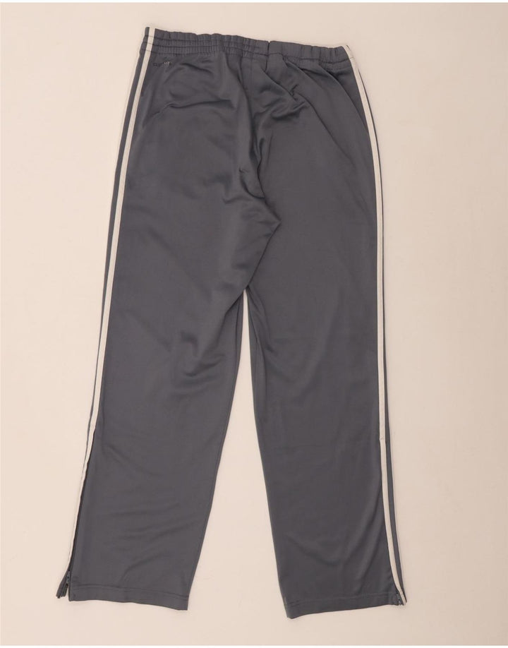 Pantaloni da tuta Adidas da uomo piccoli in poliestere grigio
