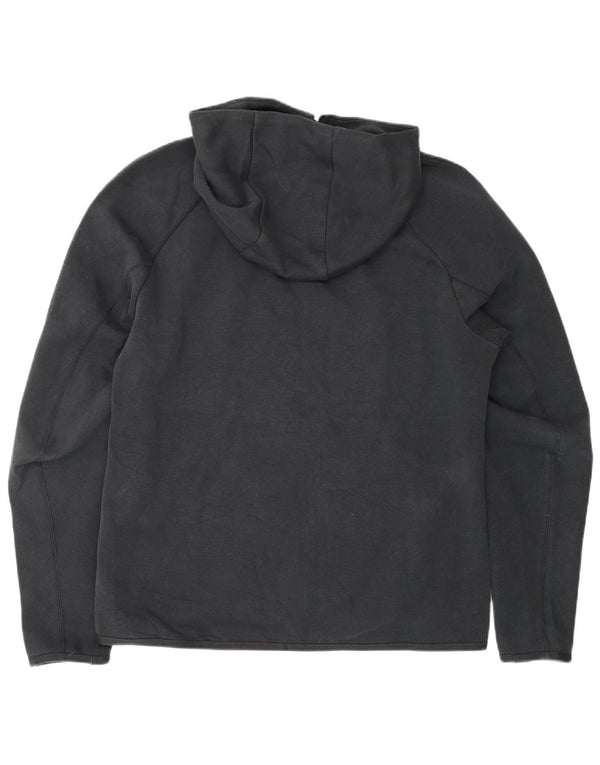 Maglione con cappuccio e zip da uomo NIKE medio nero sportivo