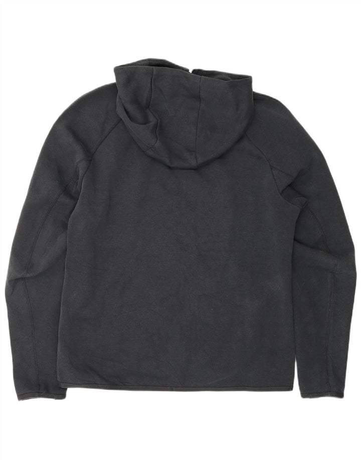 Maglione con cappuccio e zip da uomo NIKE medio nero sportivo