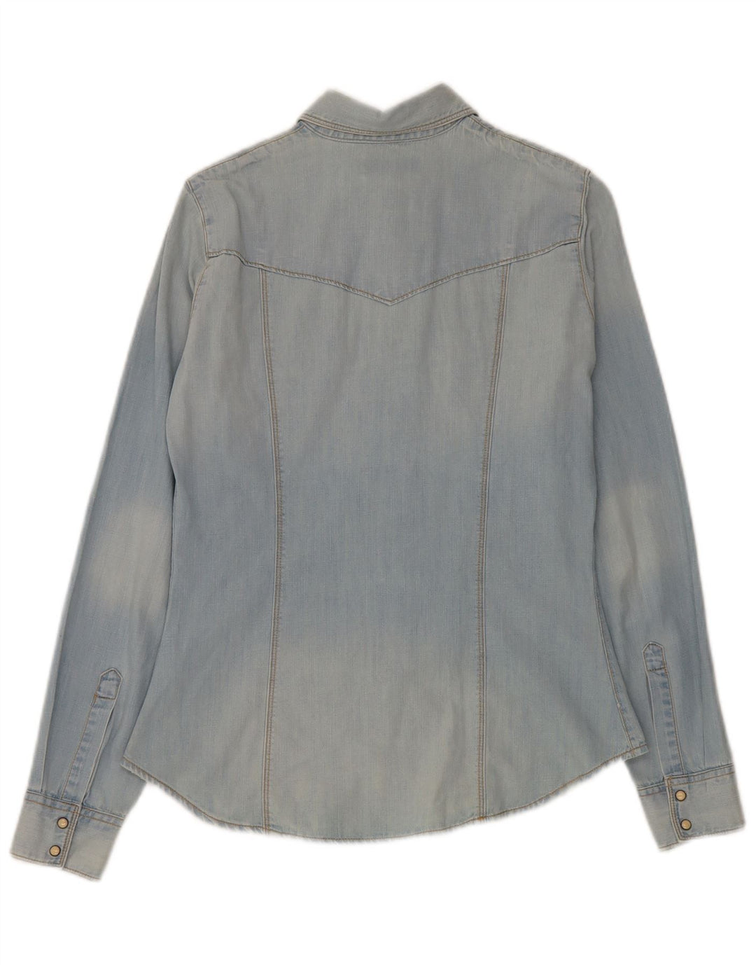Camicia in denim da donna Guess UK 10 piccola in cotone blu