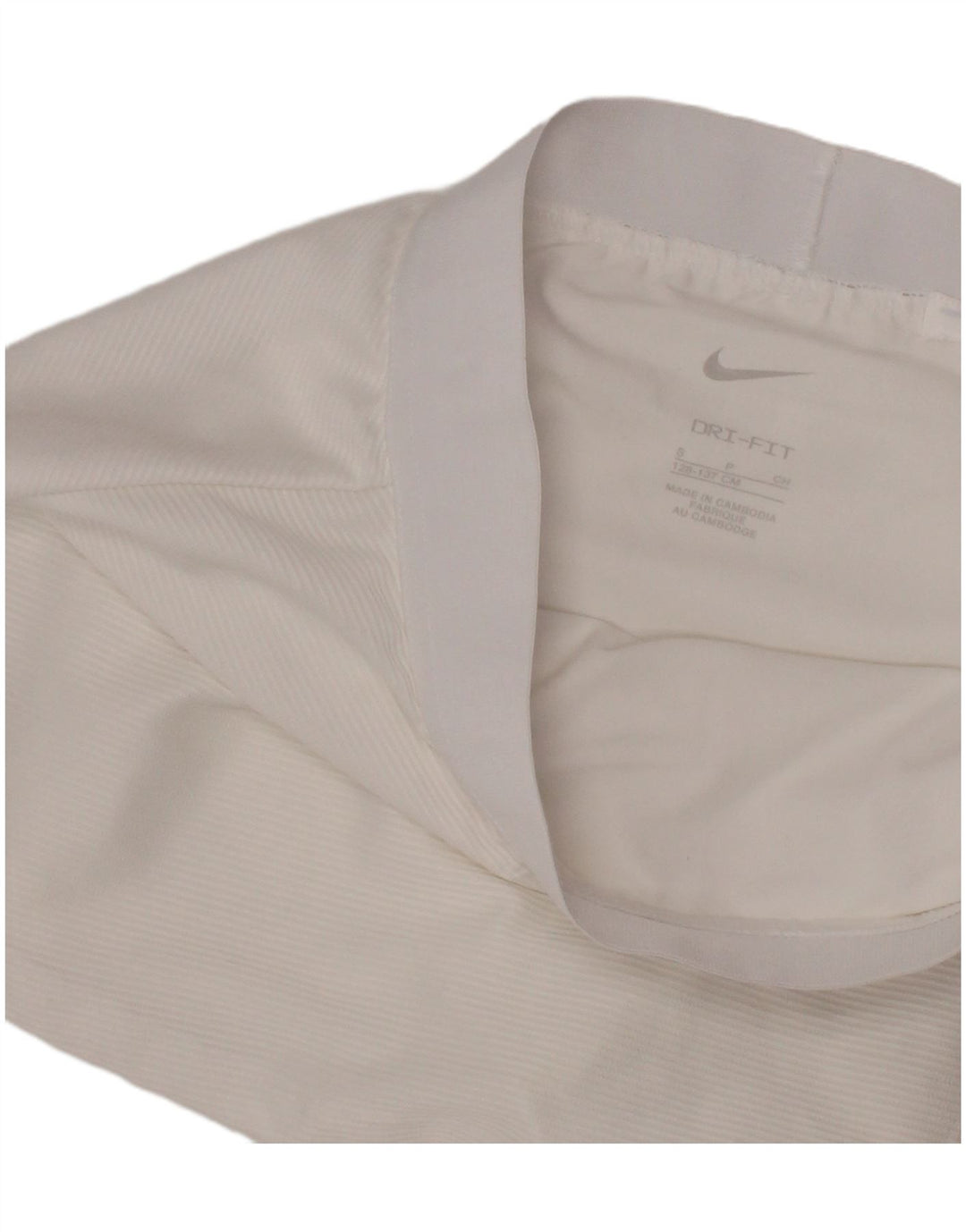 Gonna NIKE Dri Fit per ragazze 8-9 anni piccola bianca