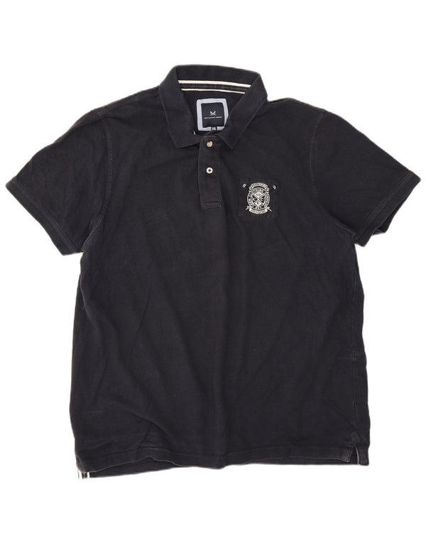 Crew Clothing Polo da uomo 2XL in cotone blu navy