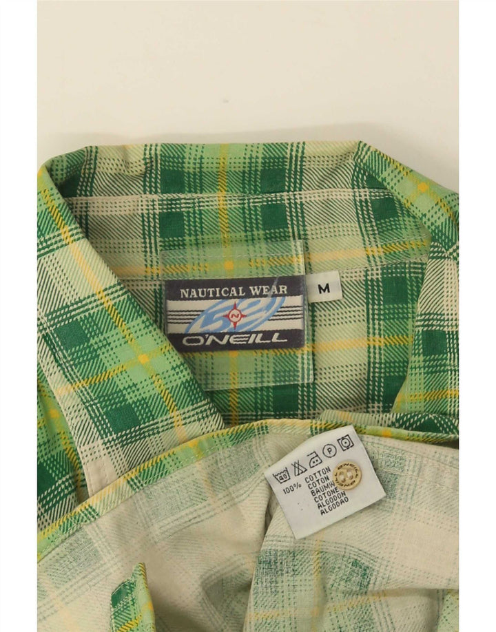 Camicia da uomo O'Neill in cotone a quadri verde medio