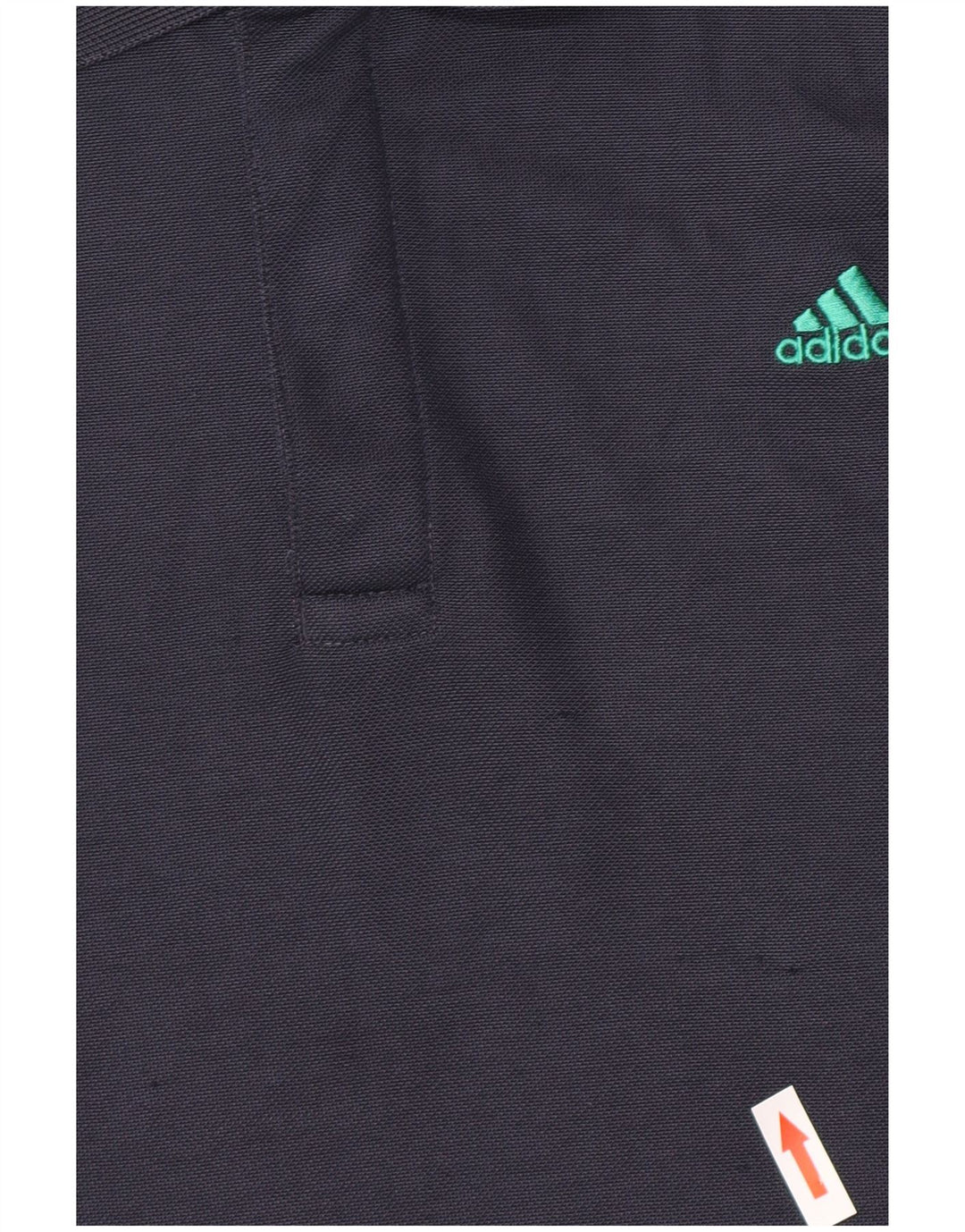 Polo Adidas da uomo grande in poliestere blu navy