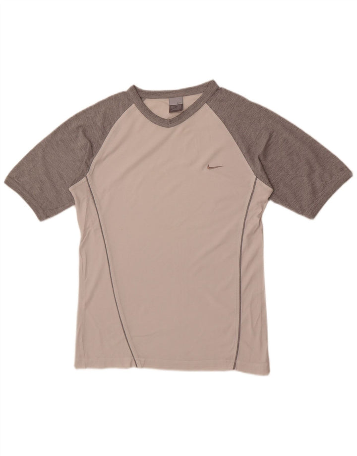 T-shirt da uomo Nike Top UK 36/38 Small White Colourblock