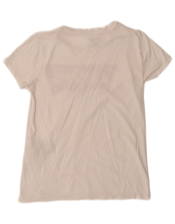 T-shirt grafica da donna LEVI'S Top UK 6 XS cotone bianco