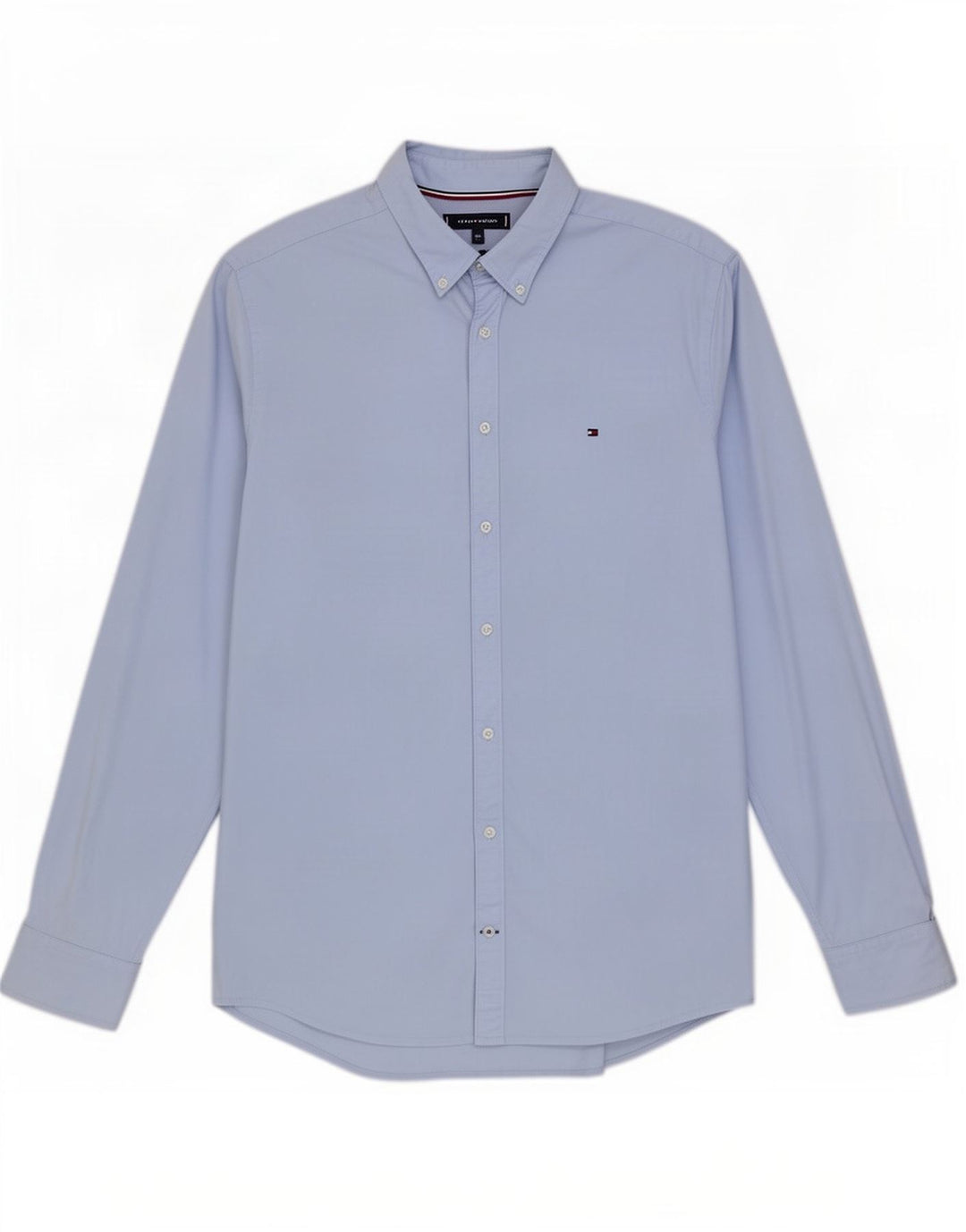 Camicia slim fit da uomo Tommy Hilfiger 2XL cotone blu