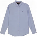 Camicia slim fit da uomo Tommy Hilfiger 2XL cotone blu