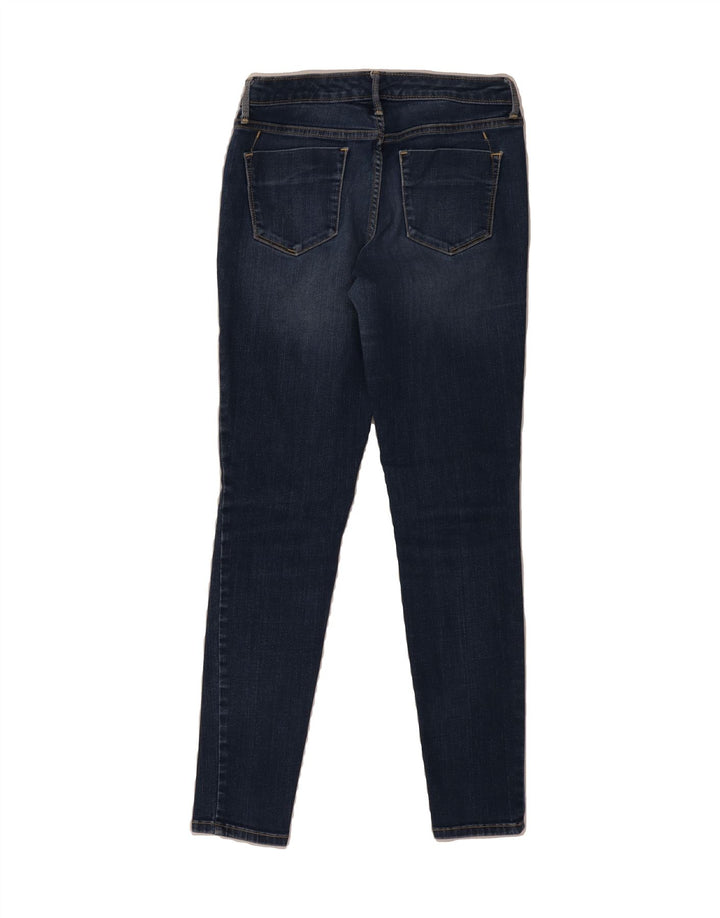 MOSSIMO Womens Mid Rise Jegging Jeans US 6 Medium W28 L29 Navy Blue Cotton Vintage Mossimo and Second-Hand Mossimo from Messina Hembry 