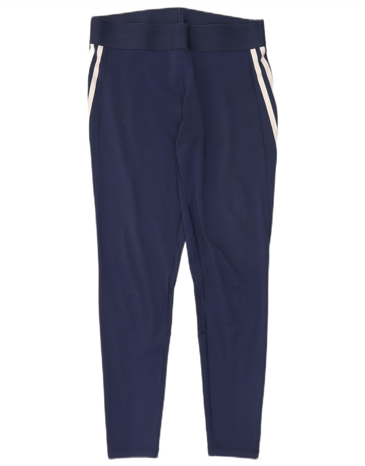 Leggings Adidas Aeroready da donna UK 12/14 Medio Blu Navy
