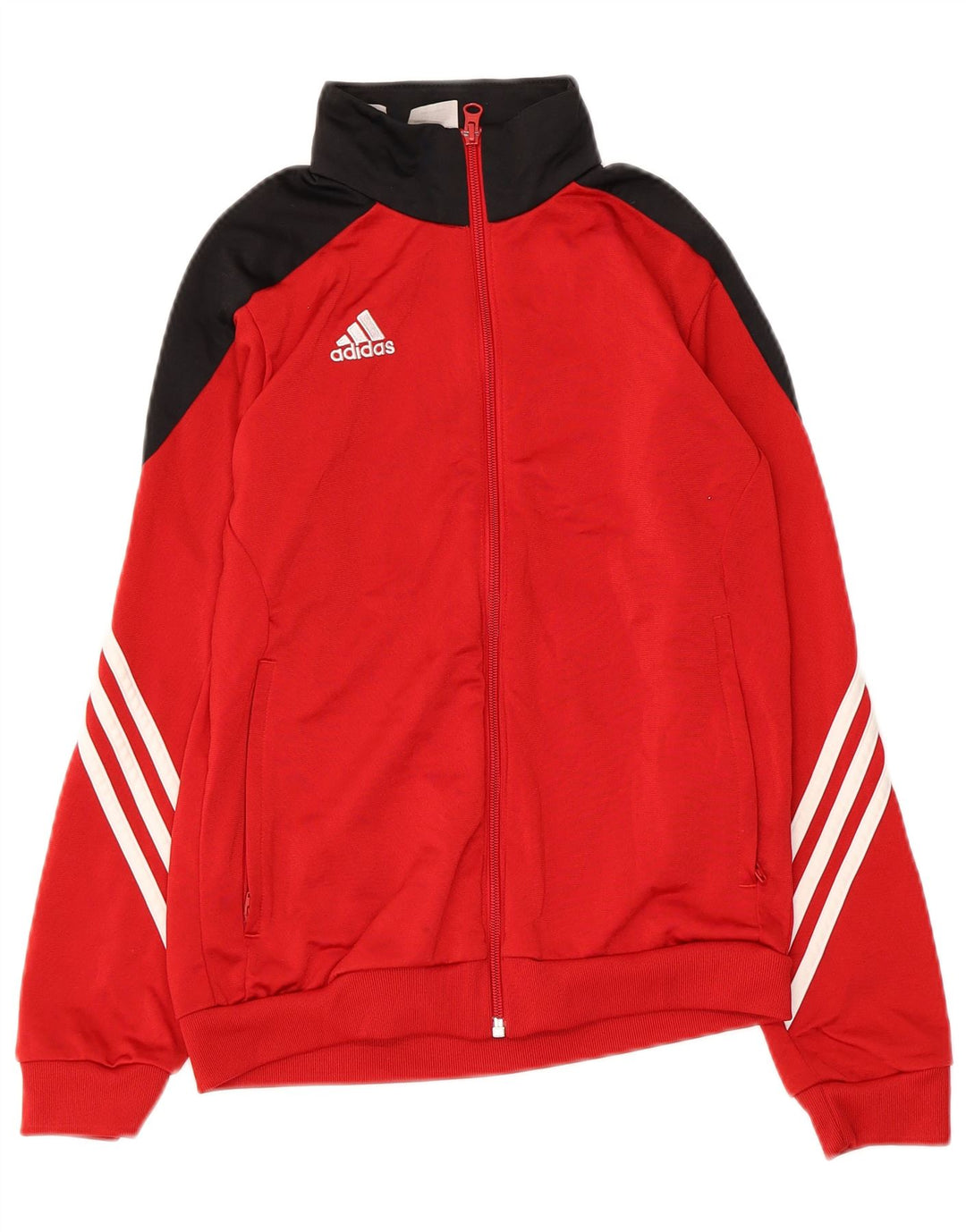 Giacca da tuta da ragazzo ADIDAS 11-12 anni Large Red Colourblock