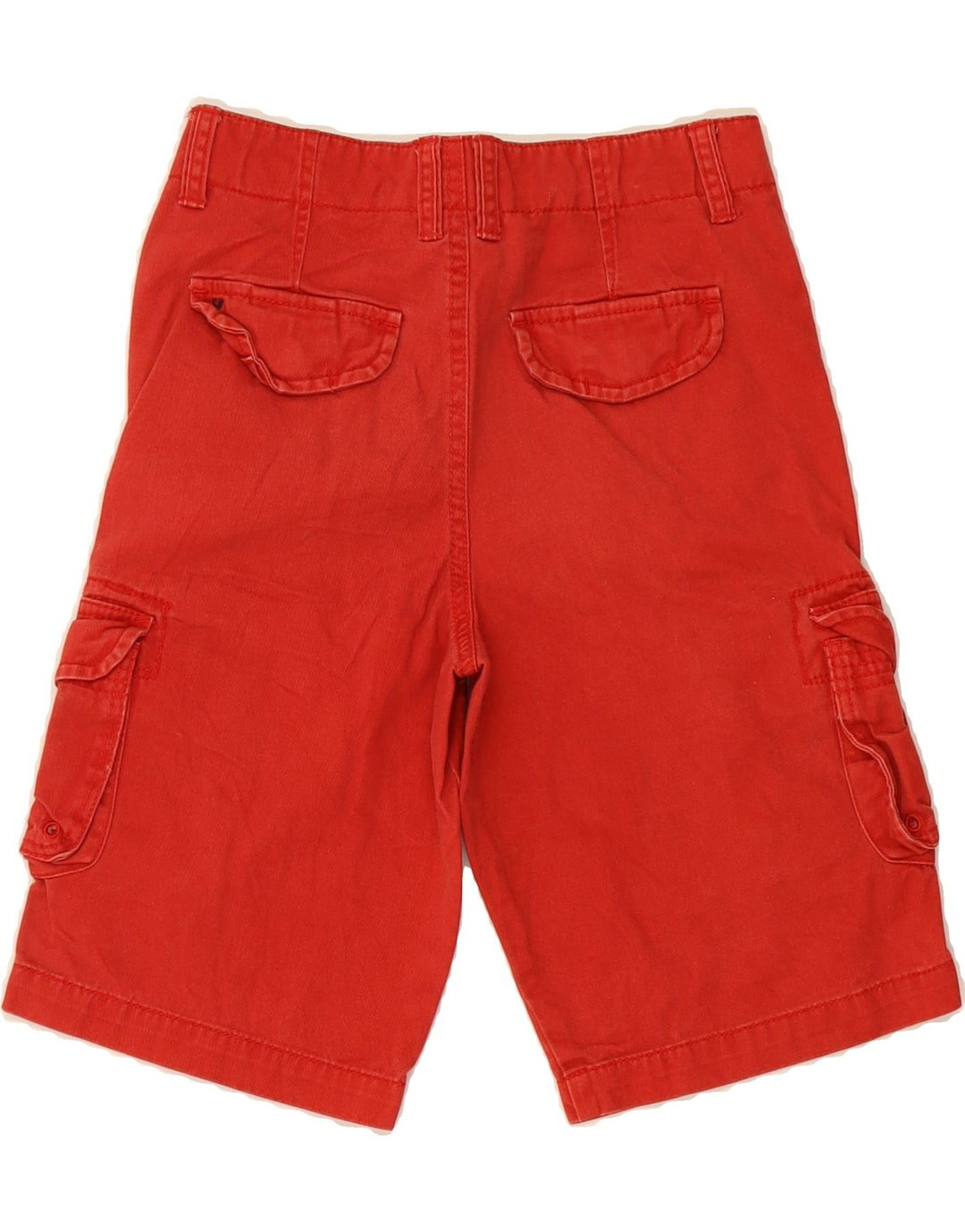 EDDIE BAUER Boys Cargo Shorts 11-12 Years W26  Red Cotton Vintage Eddie Bauer and Second-Hand Eddie Bauer from Messina Hembry 