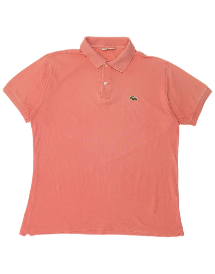 Polo da uomo LACOSTE taglia 4 cotone rosa medio