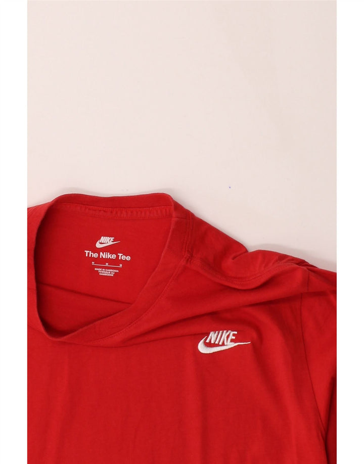 NIKE Mens T-Shirt Top Medium Red Cotton Vintage Nike and Second-Hand Nike from Messina Hembry 