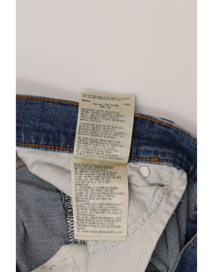 Jeans Wrangler Larston Slim da uomo W36 L32 in cotone blu