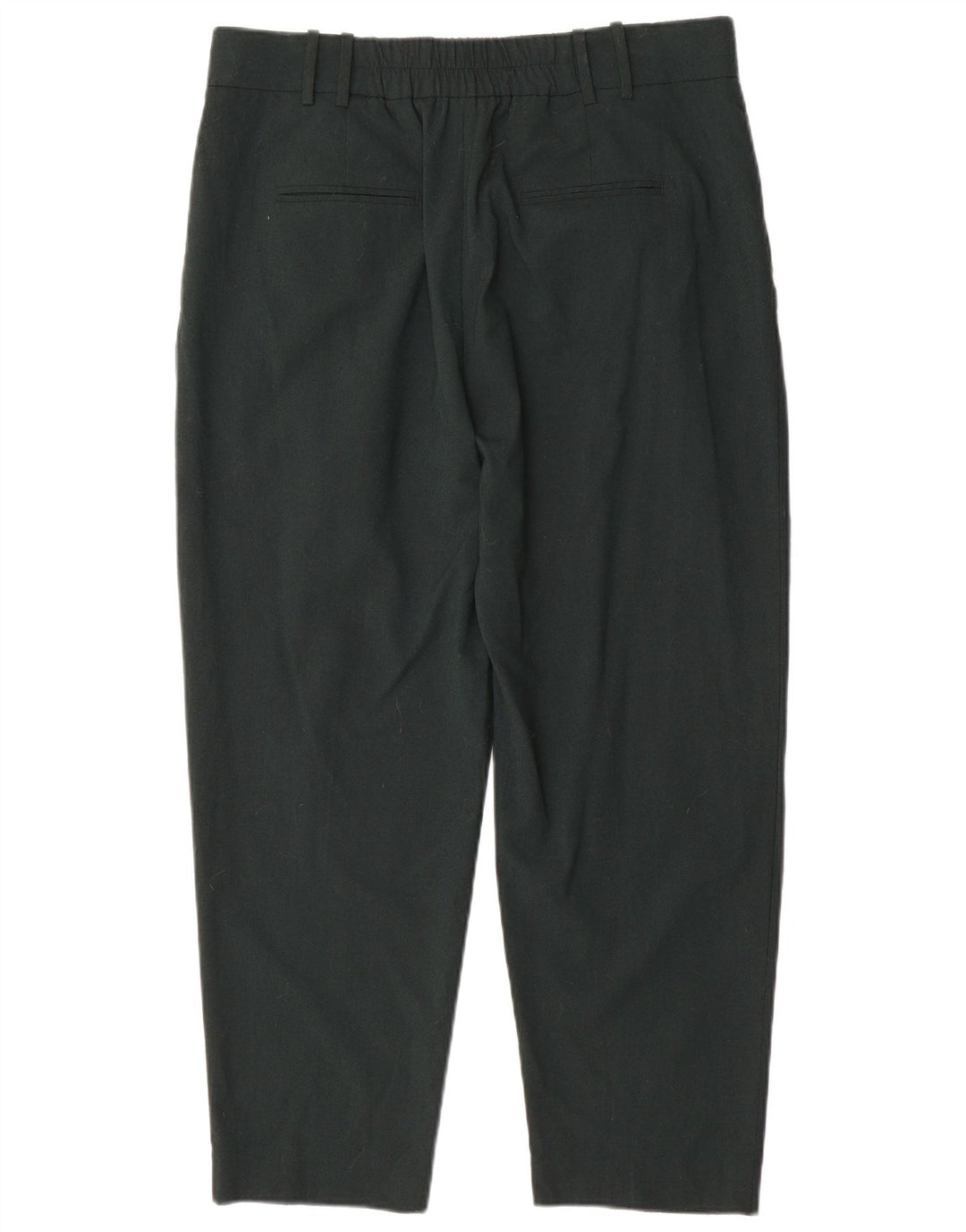 Pantaloni corti con pegging da donna Zara XL W36 L26 poliestere verde