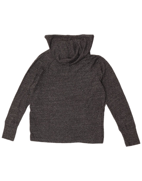 Maglione oversize con cappuccio da donna Roxy UK 14 Medio cotone screziato blu navy