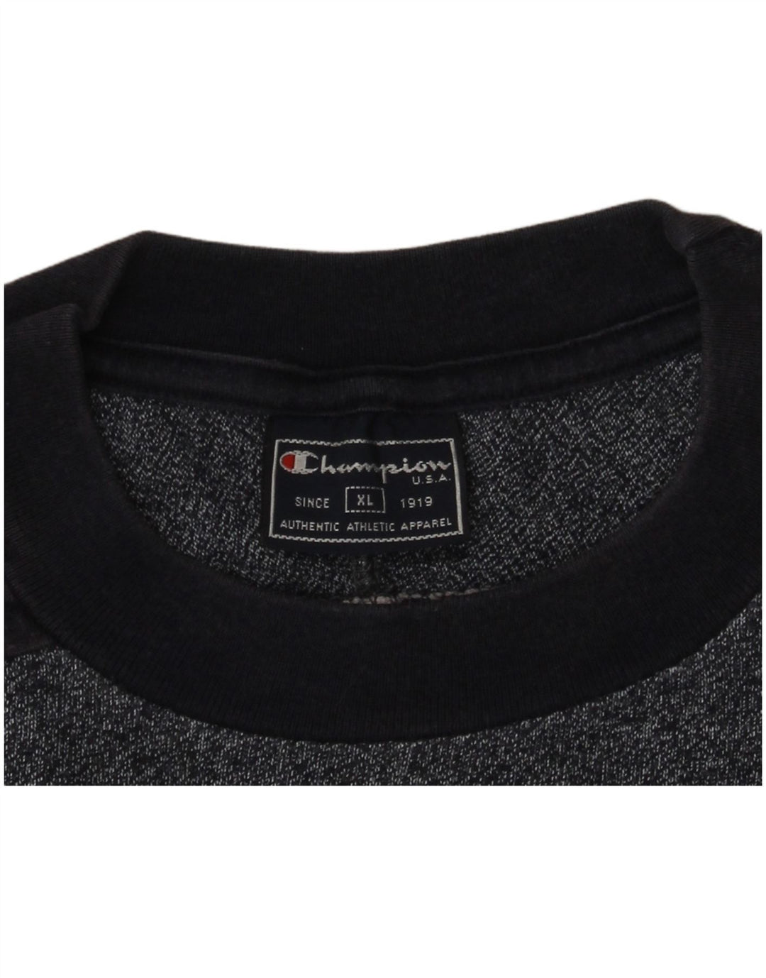 T-shirt da uomo Champion Top XL blu navy chiazzato
