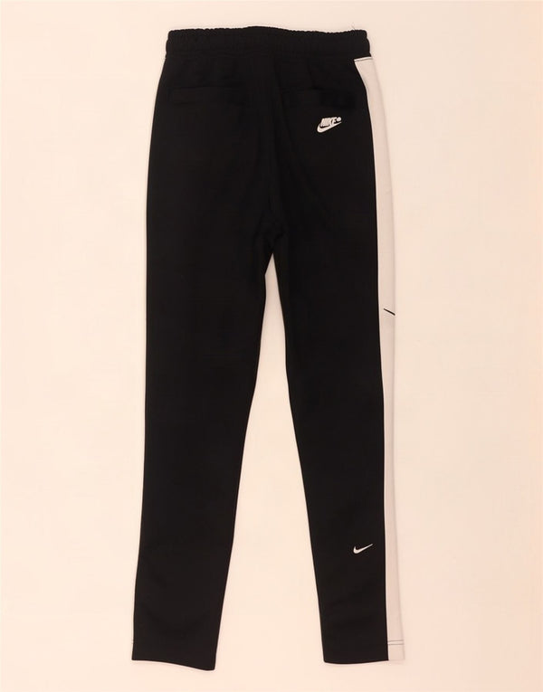 Pantaloni da tuta Nike Swoosh da uomo piccoli in poliestere color block nero