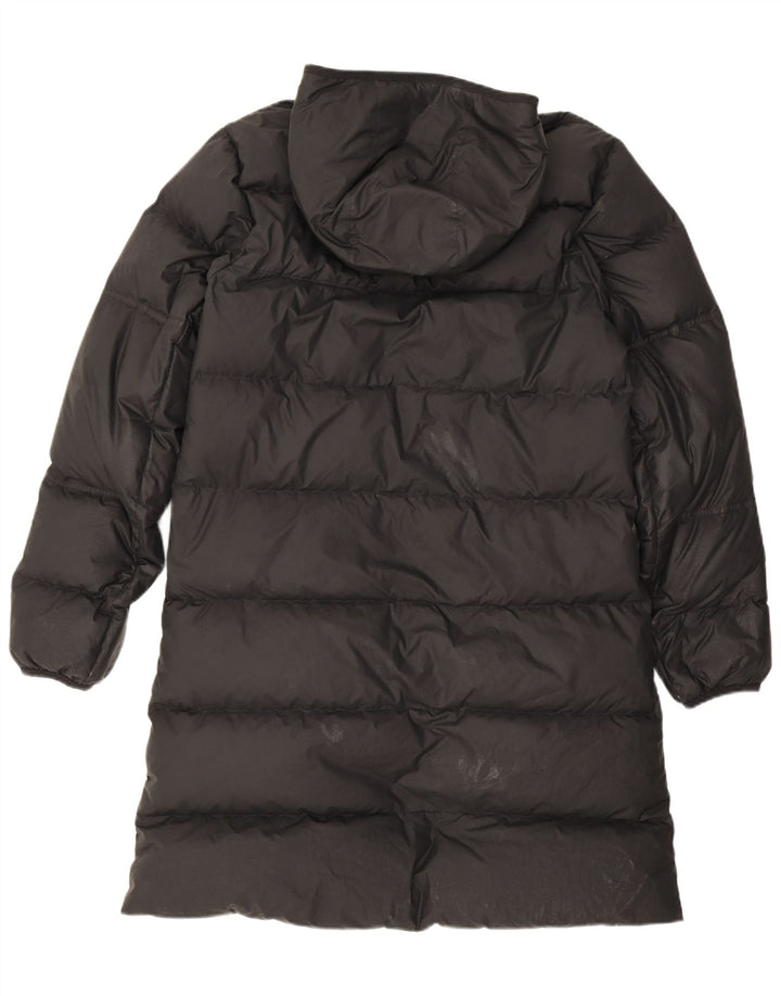 Cappotto imbottito con cappuccio Nike da uomo UK 36 piccolo poliestere nero