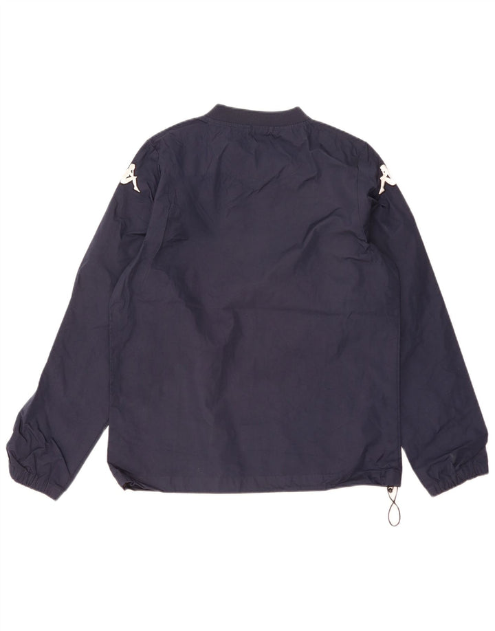 Tuta da uomo con grafica pullover Kappa Top piccola in poliestere blu navy
