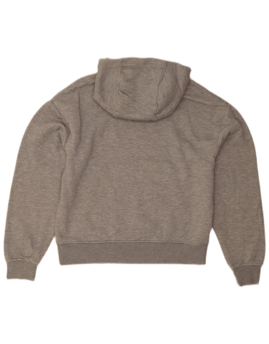 Felpa con cappuccio da uomo Zara piccola in poliestere chiazzato grigio