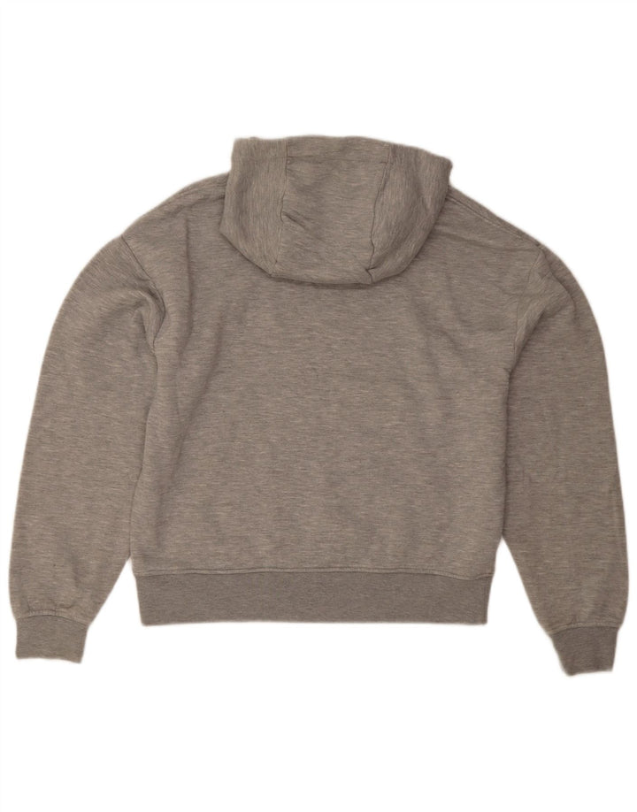 Felpa con cappuccio da uomo Zara piccola in poliestere chiazzato grigio