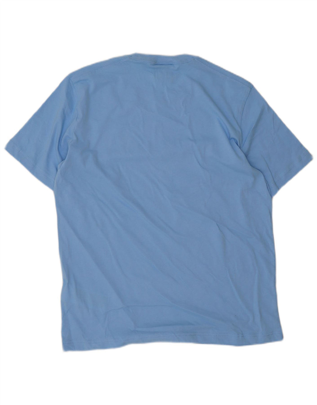 T-shirt grafica da uomo Champion Top in cotone blu medio
