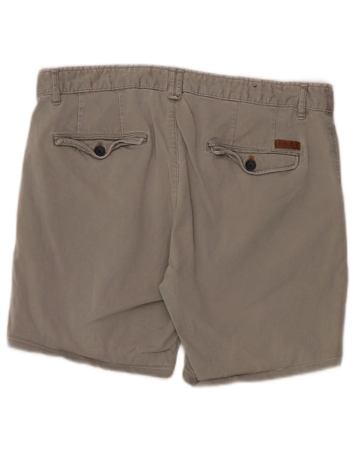 Pantaloncini chino da uomo Zara EU 42 Large W32 Grigi