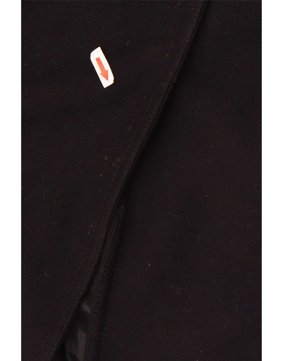 Cappotto da donna Benetton UK 14 lana nera media