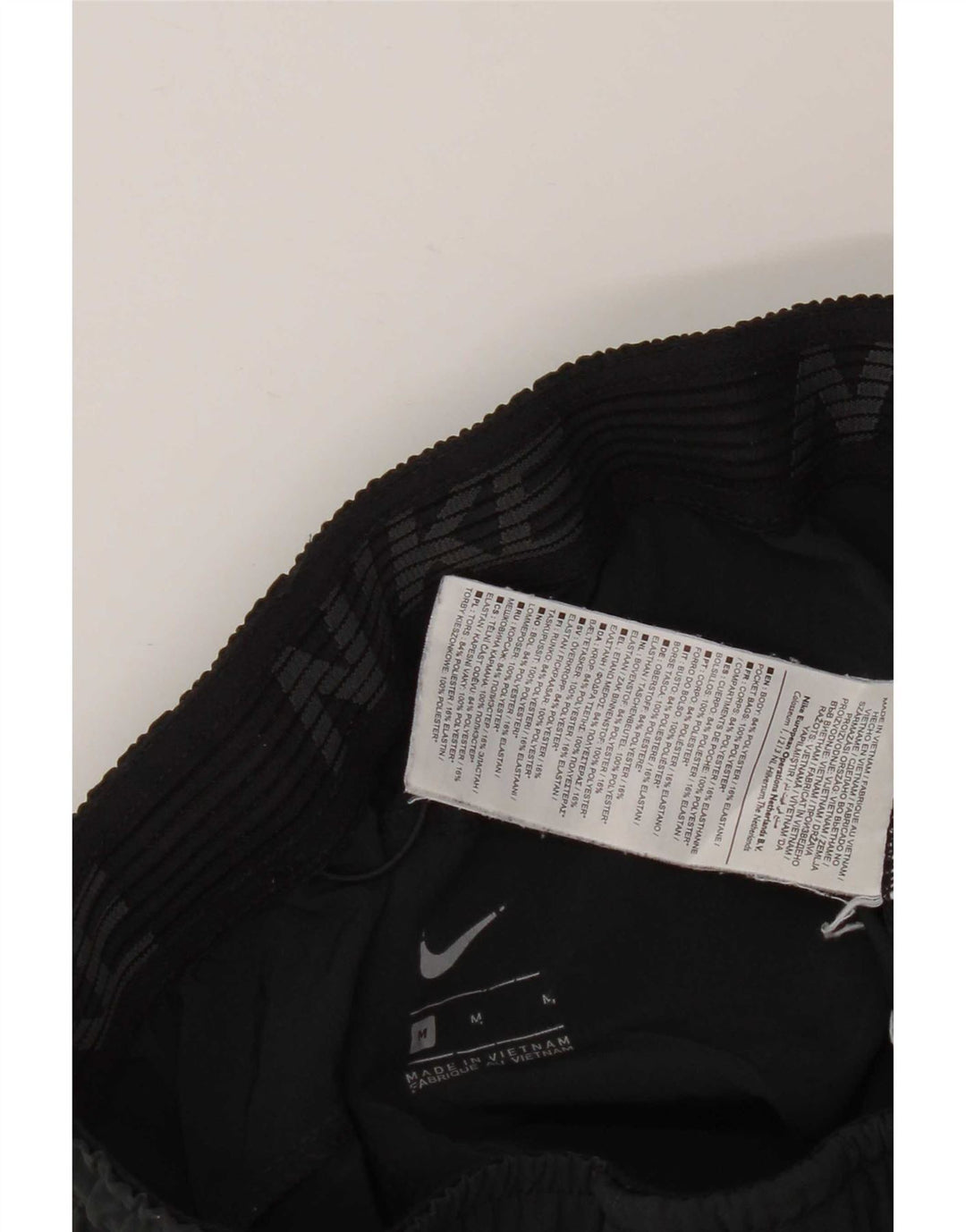 Pantaloncini sportivi Nike da uomo medi W31 L8 poliestere nero