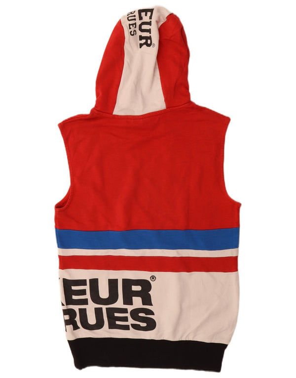 Felpa con cappuccio grafica per ragazzi Boxeur Des Rues 13-14 anni XL Colorblock rosso