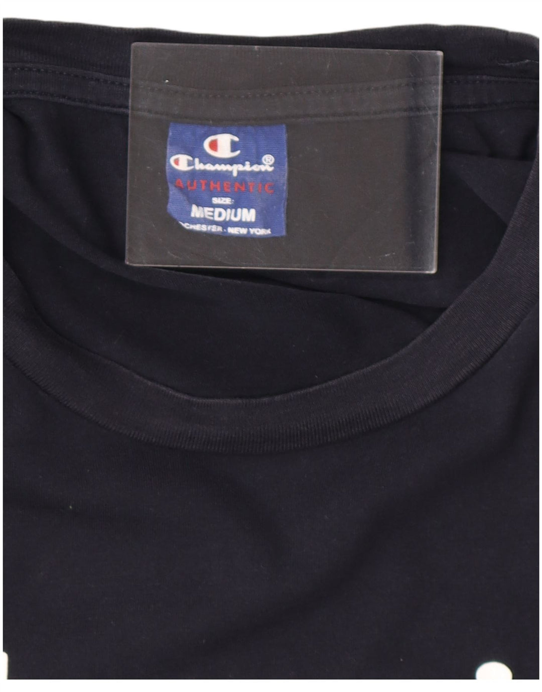 T-shirt grafica da uomo Champion Top medio blu navy